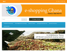 Tablet Screenshot of eshoppingghana.com